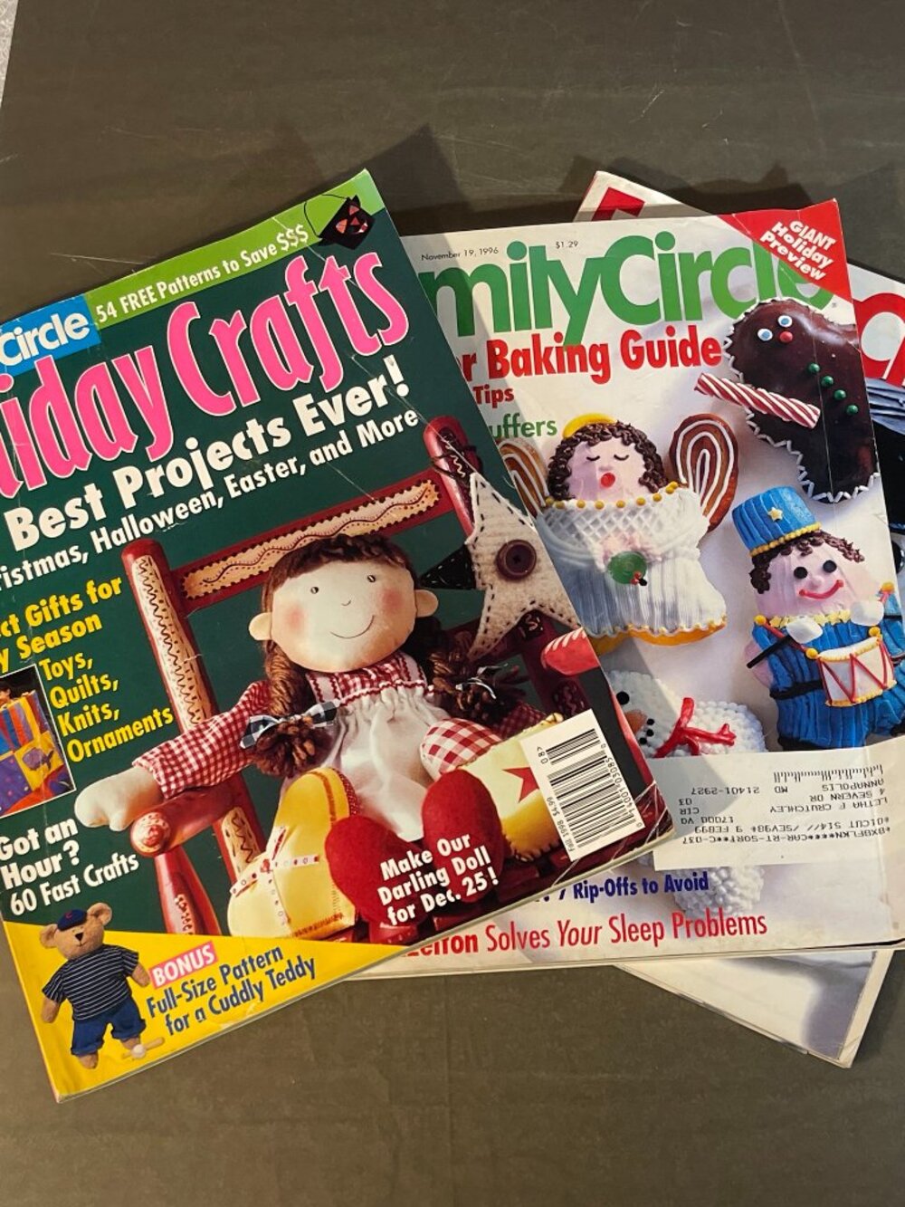 Family Circle November 19. 1996 and 1997, Fall 1998